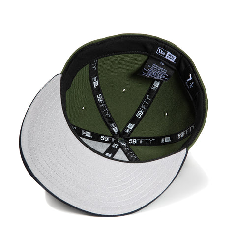 New Era 59Fifty Hillside Goods Barbudos Hat - Olive, Navy