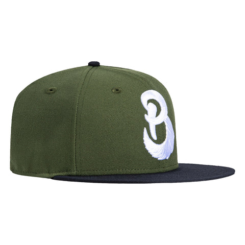 New Era 59Fifty Hillside Goods Barbudos Hat - Olive, Navy