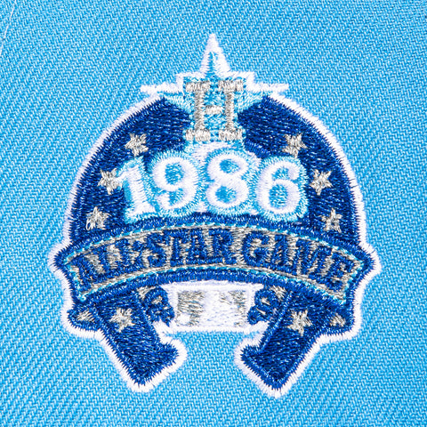 New Era 59Fifty Caribbean Waters Houston Astros 1986 All Star Game Patch Hat - Light Blue, Teal