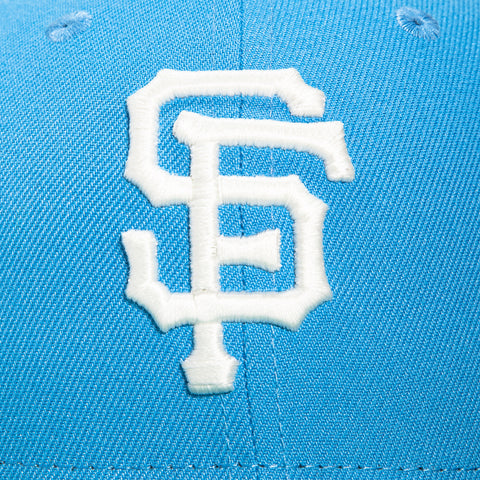 New Era 59Fifty Caribbean Waters San Francisco Giants 1984 All Star Game Patch Hat - Light Blue, Teal