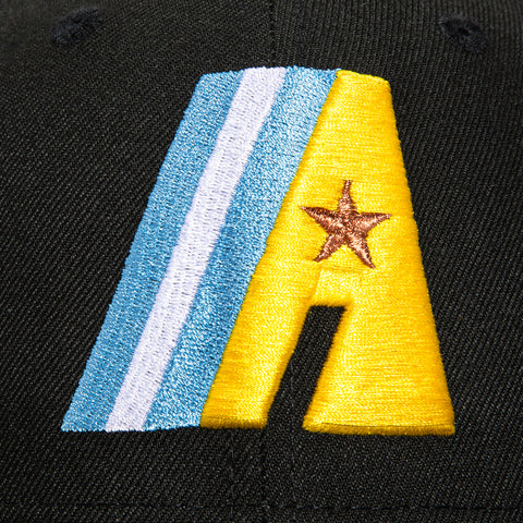 New Era 59Fifty Houston Astros 50th Anniversary Patch Concept Hat - Black, Light Blue, Yellow