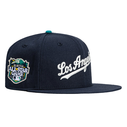 New Era 59Fifty Los Angeles Dodgers 2023 All Star Game Patch Script Hat - Navy, White