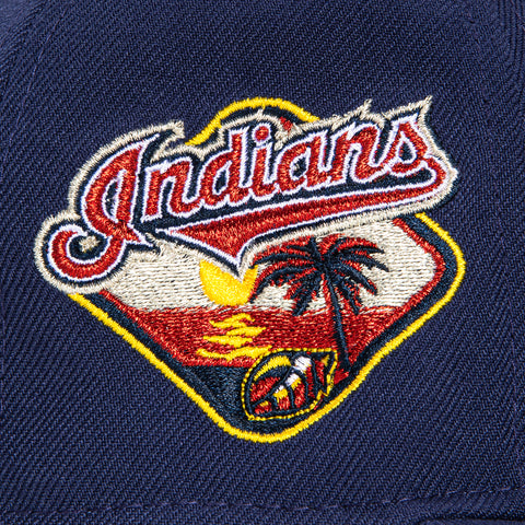 New Era 59Fifty Cleveland Guardians 2006 Spring Training Patch I Hat - Light Navy