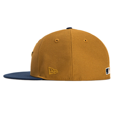 New Era 59Fifty Houston Astros 35th Anniversary Patch Hat - Gold, Navy, Metallic Gold