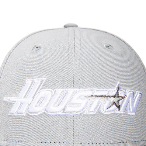 New Era 59Fifty Houston Astros 45th Anniversary Patch Word Hat - Grey, White