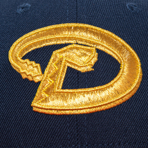 New Era 59Fifty Opening Ceremony Arizona Diamondbacks 2001 World Series Patch D Hat - Navy, Red, Metallic Gold