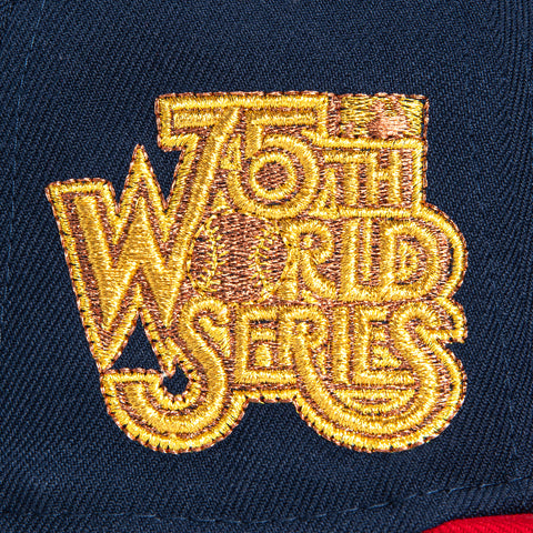 New Era 59Fifty Opening Ceremony New York Yankees 1978 World Series Patch Hat - Navy, Red, Metallic Gold