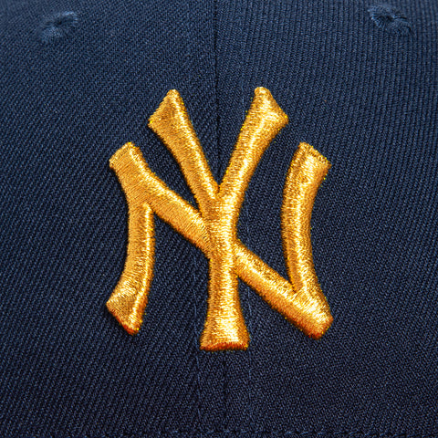 New Era 59Fifty Opening Ceremony New York Yankees 1978 World Series Patch Hat - Navy, Red, Metallic Gold