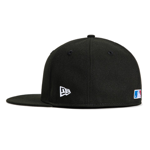 New Era 59Fifty Los Angeles Dodgers 60th Anniversary Patch Upside Down Hat - Black, White