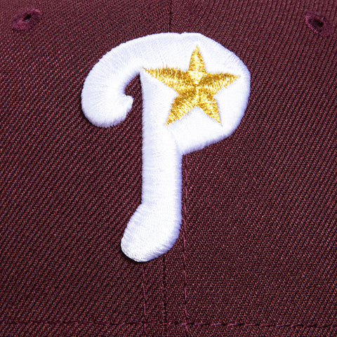 New Era 59Fifty Blur Tree Philadelphia Phillies 1996 All Star Game Patch Alternate Hat - Maroon, Camo