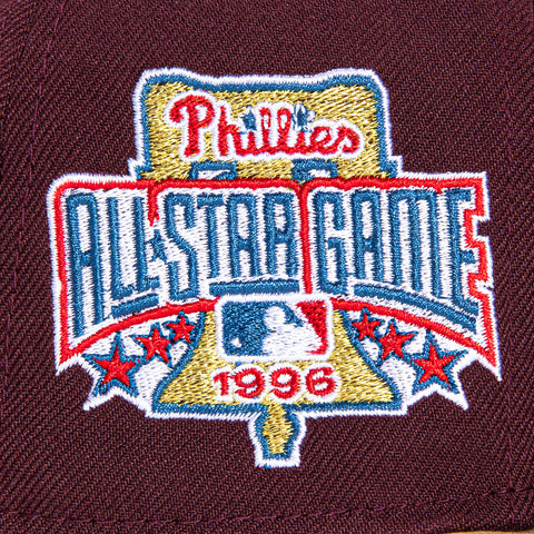 New Era 59Fifty Blur Tree Philadelphia Phillies 1996 All Star Game Patch Alternate Hat - Maroon, Camo