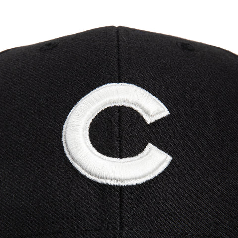 47 Brand Dark Glow Chicago Cubs Wrigley Field MVP Adjustable Velcro Hat - Black, Graphite