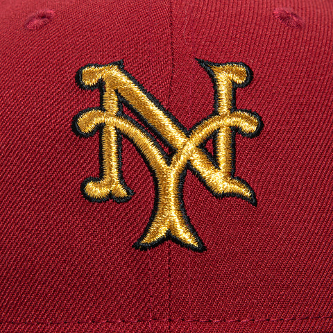 New Era 59Fifty Sinister Pack New York Giants 1942 All Star Game Patch Hat - Brick, Black