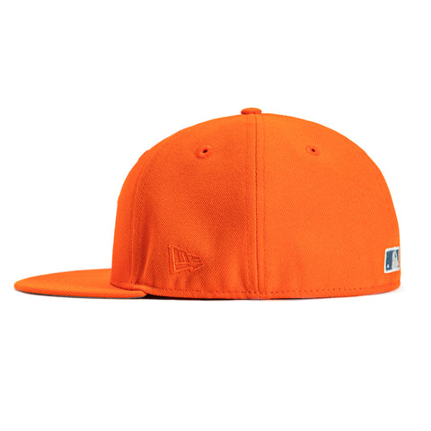 New Era 59Fifty Houston Astros Astrodome Stadium Patch Hat - Orange, Light Blue