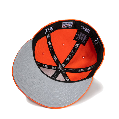 New Era 59Fifty Houston Astros Astrodome Stadium Patch Hat - Orange, Light Blue