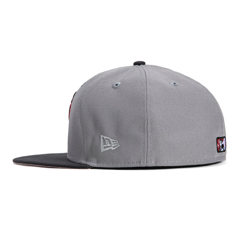 New Era 59Fifty Lehigh Valley IronPigs Shortcakes International League Patch Hat - Grey, Graphite