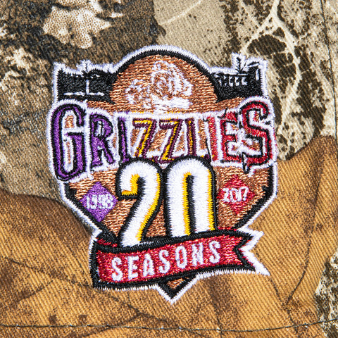 New Era 59Fifty Fresno Grizzlies 20th Anniversary Patch Hat - Realtree, Brown