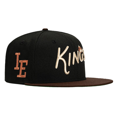 New Era 59Fifty Inland Empire 66ers Kings IE Patch Hat - Black, Brown