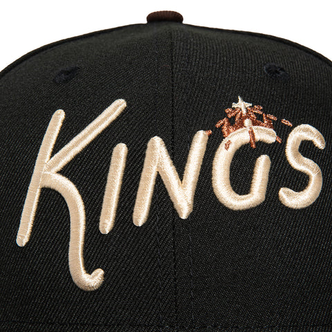 New Era 59Fifty Inland Empire 66ers Kings IE Patch Hat - Black, Brown