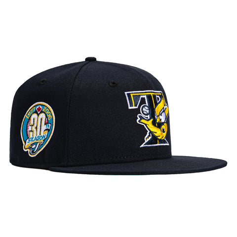 New Era 59Fifty Deep Ocean Gold Toronto Blue Jays 30th Anniversary Patch Hat - Navy, Gold