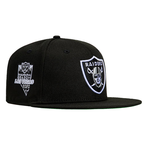 New Era 59Fifty Las Vegas Raiders 2020 Inaugural Patch Hat - Black