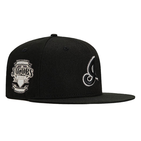 New Era 59Fifty Glow in the Dark Cleveland Guardians Jacobs Field Patch I Hat - Black, White