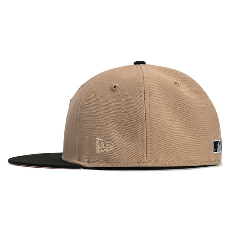 New Era 59Fifty Arizona Diamondbacks Inaugural Patch Upside Down Hat - Tan, Black