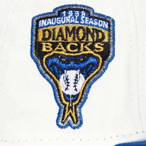 New Era 59Fifty Arizona Diamondbacks Inaugural Patch D Hat - White, Royal, Black