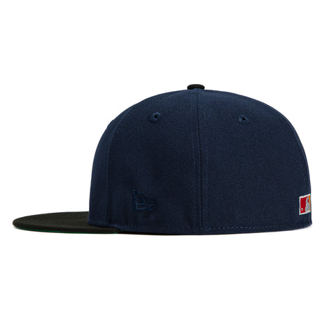 New Era 59Fifty Los Angeles Dodgers 50th Anniversary Stadium Patch Hat - Navy, Black, Metallic Silver