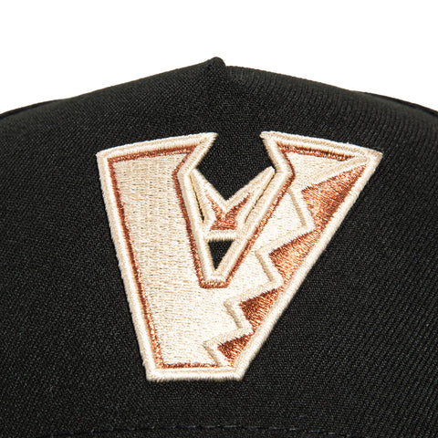 New Era 9Forty A-Frame Arizona Diamondbacks 2023 World Series Patch Snapback Upside Down A Hat - Black, Brown