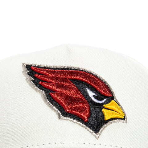 New Era 9Forty A-Frame Arizona Cardinals Snapback Hat - White, Black, Cardinal