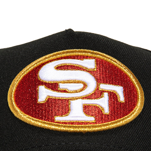 New Era 9Forty A-Frame San Francisco 49ers Snapback Hat - Black