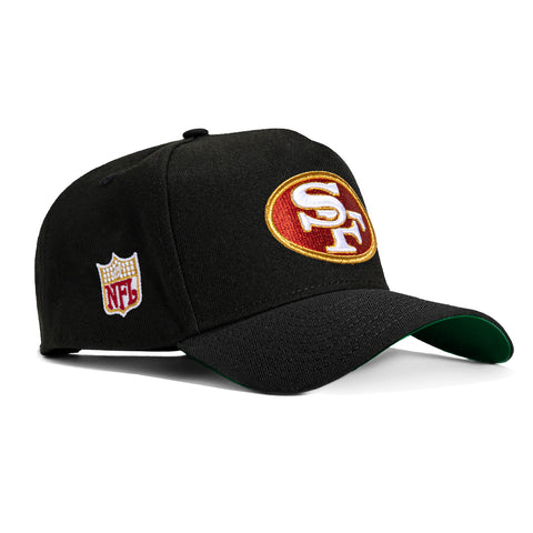 New Era 9Forty A-Frame San Francisco 49ers Snapback Hat - Black