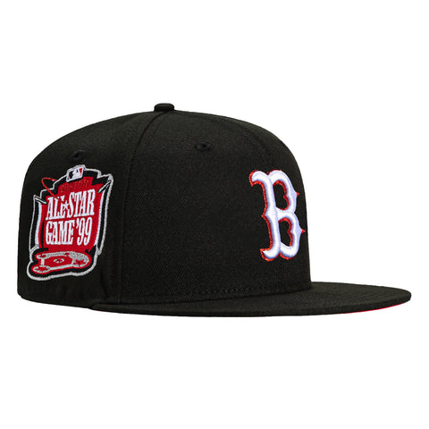 New Era 59Fifty Boston Red Sox 1999 All Star Game Patch Red UV Hat - Black