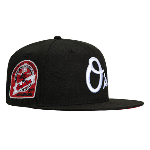 New Era 59Fifty Baltimore Orioles 30th Anniversary Champions Patch Alternate Hat - Black