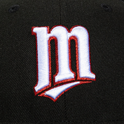 New Era 59Fifty Minnesota Twins 2014 All Star Game Patch Red UV M Hat - Black