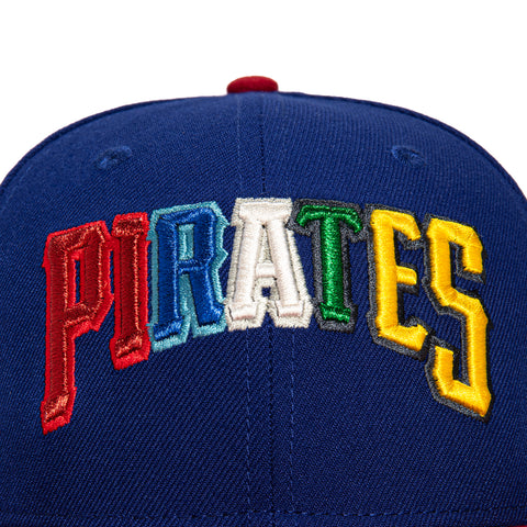 New Era 59Fifty Pittsburgh Pirates Three Rivers Stadium Patch Word Hat - Royal, Cardinal