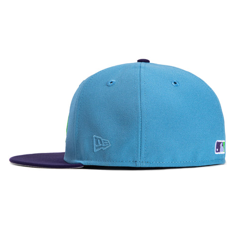 New Era 59Fifty Tampa Bay Rays City Skate Patch City Connect Hat - Light Blue, Navy