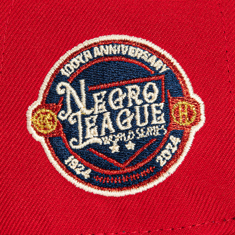 New Era 59Fifty Hilldale Club 100th Anniversary Negro League Patch Hat - Red