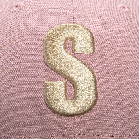 New Era 59Fifty Seattle Steelheads 30th Anniversary Patch Hat - Pink, Brown