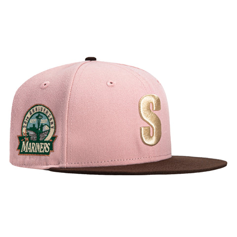 New Era 59Fifty Seattle Steelheads 30th Anniversary Patch Hat - Pink, Brown