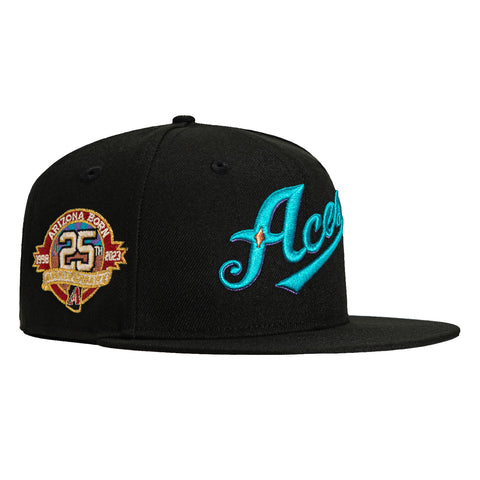 New Era 59Fifty Reno Aces 25th Anniversary Patch Hat - Black, Teal, Purple