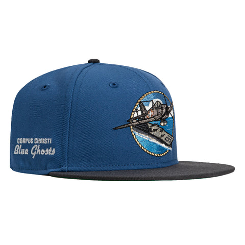 New Era 59Fifty Corpus Christi Hooks Blue Ghost Patch Hat - Indigo, Graphite