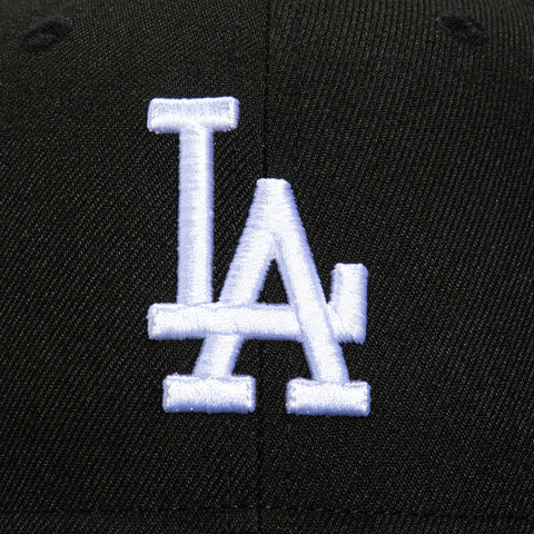 New Era 59Fifty Los Angeles Dodgers 40th Anniversary Patch Red UV Hat - Black