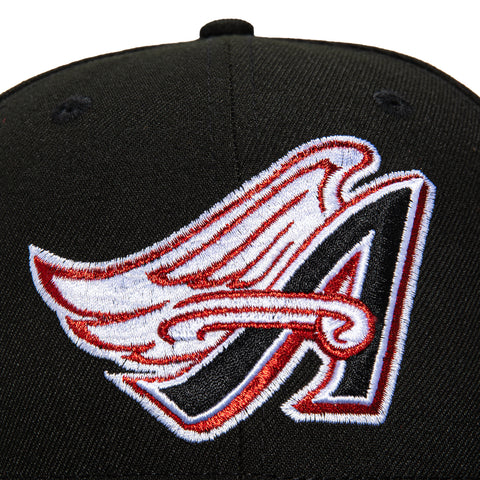 New Era 59Fifty Los Angeles Angels 40th Anniversary Patch Hat - Black