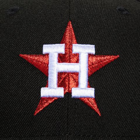 New Era 59Fifty Houston Astros 1968 All Star Game Patch Red UV Hat - Black