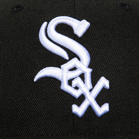 New Era 59Fifty Chicago White Sox Comiskey Park Patch Red UV Hat - Black