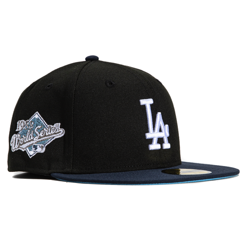 New Era 59Fifty Los Angeles Dodgers 1988 World Series Patch Hat - Black, Navy