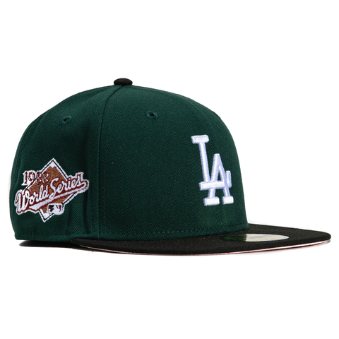 New Era 59Fifty Los Angeles Dodgers 1988 World Series Patch Hat - Green, Black