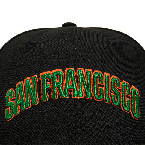 New Era 59Fifty San Francisco Giants Tell It Goodbye Patch Word Hat - Black, Green, Orange